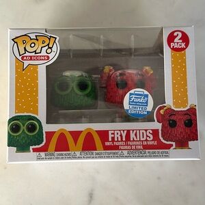 Pop! Ad Icons Fry Guy Green and Fry Girl Red Fry Kids 2-Pack by Funko